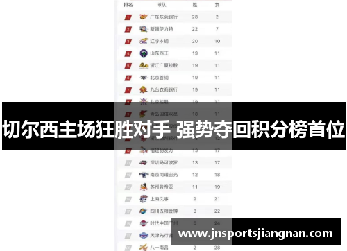 切尔西主场狂胜对手 强势夺回积分榜首位